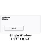 Piographics Single Window Envelope sample