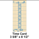 Piographics Time Card sample